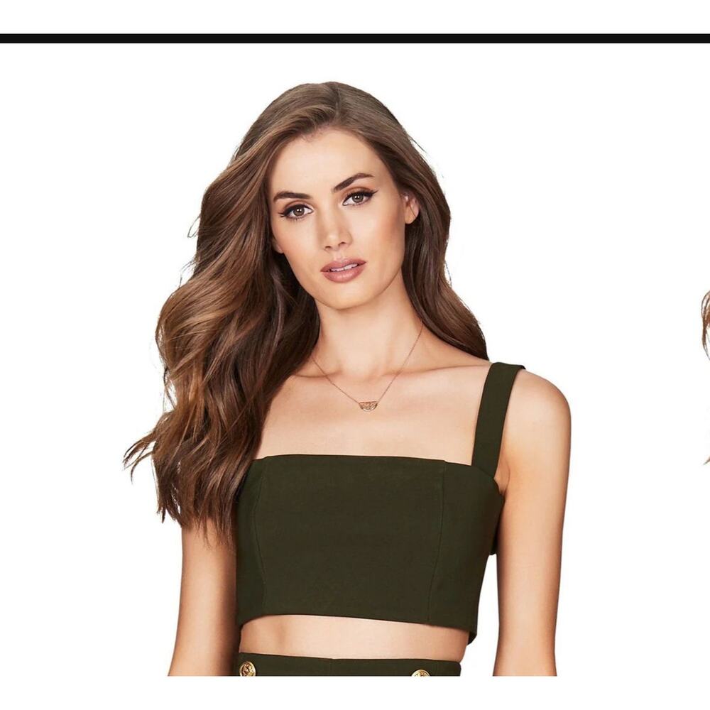 Nookie Milano Crop Top OLIVE XS New